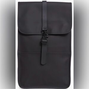 Rains Black Waterproof Men's Backpack